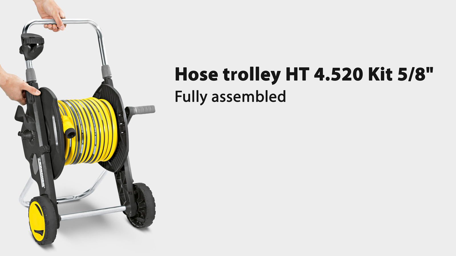 ویدیو معرفی شیلنگ جمع کن چرخ دار کرشر مدل HT4520 سایز 20 متر