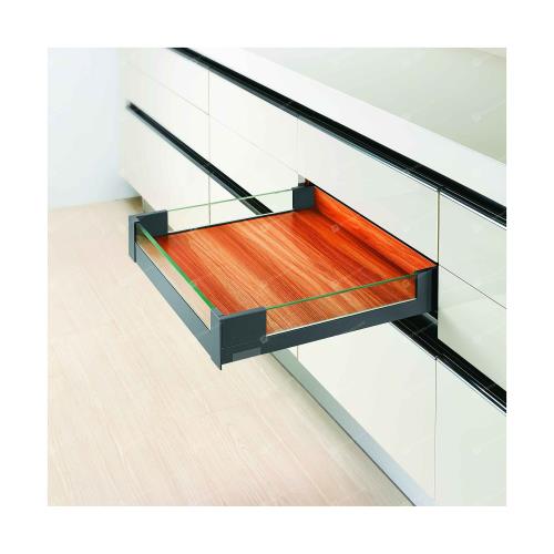 ریل کشو مخفی بدنه دار اسلیم شیشه کوتاه فانتونی مدل B525 سایز 500 میلی متر