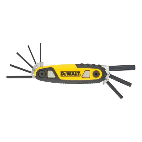 مجموعه 8 عددی آچار آلن تاشو قفل شونده دیوالت مدل DWHT0-70263