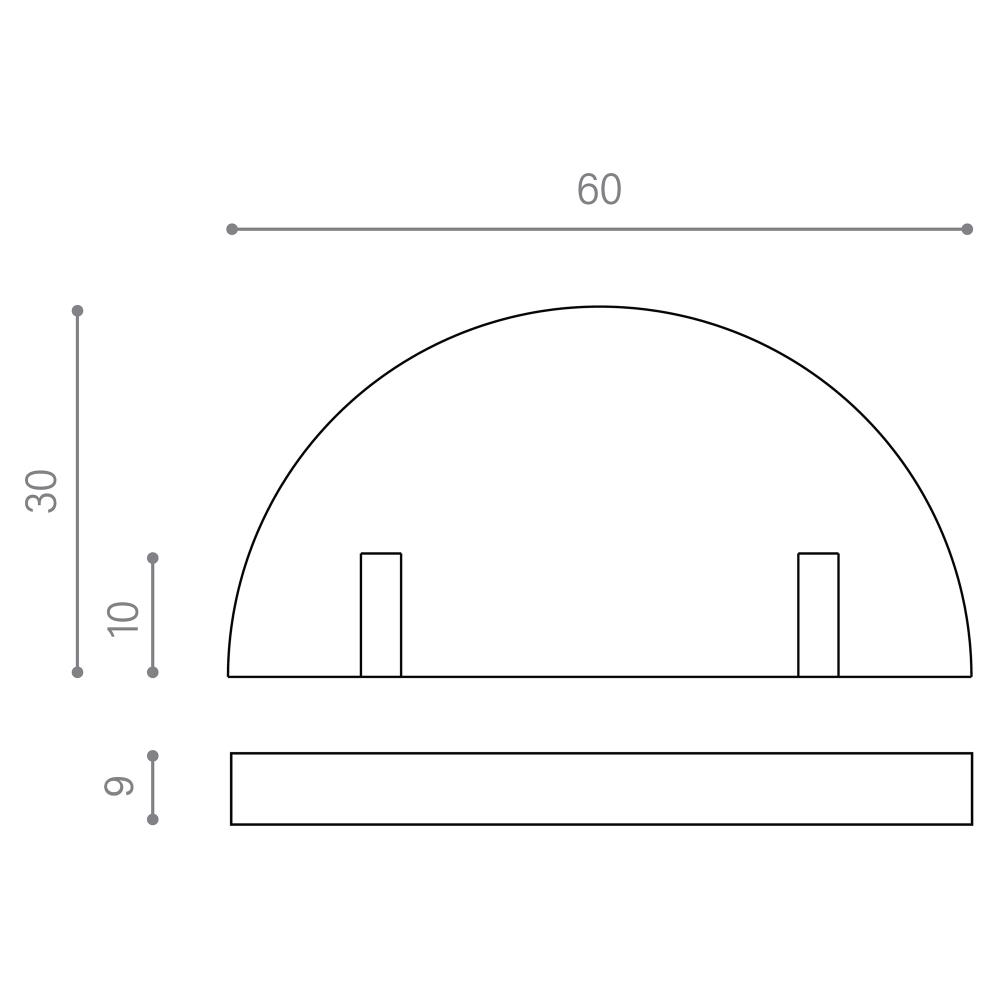 دستگیره کابینت تک پیچ بهریزان