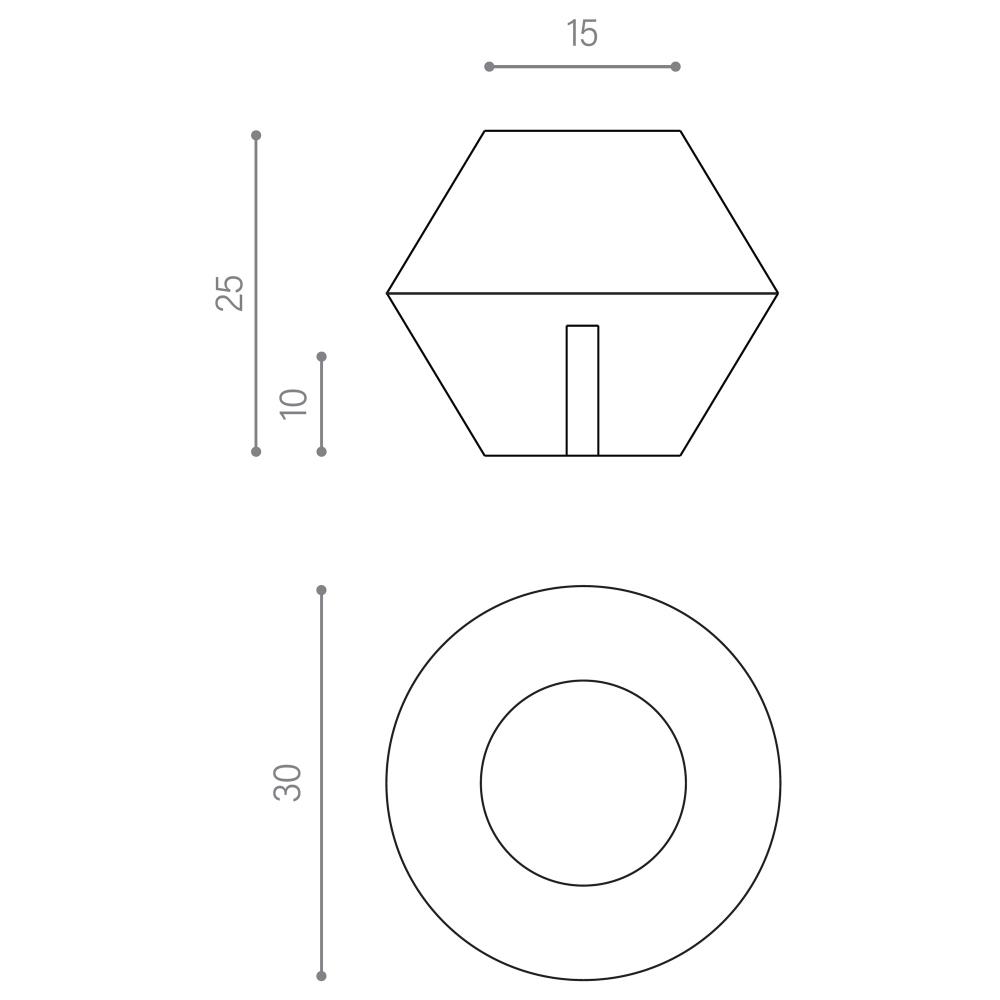 دستگیره کابینت تک پیچ بهریزان