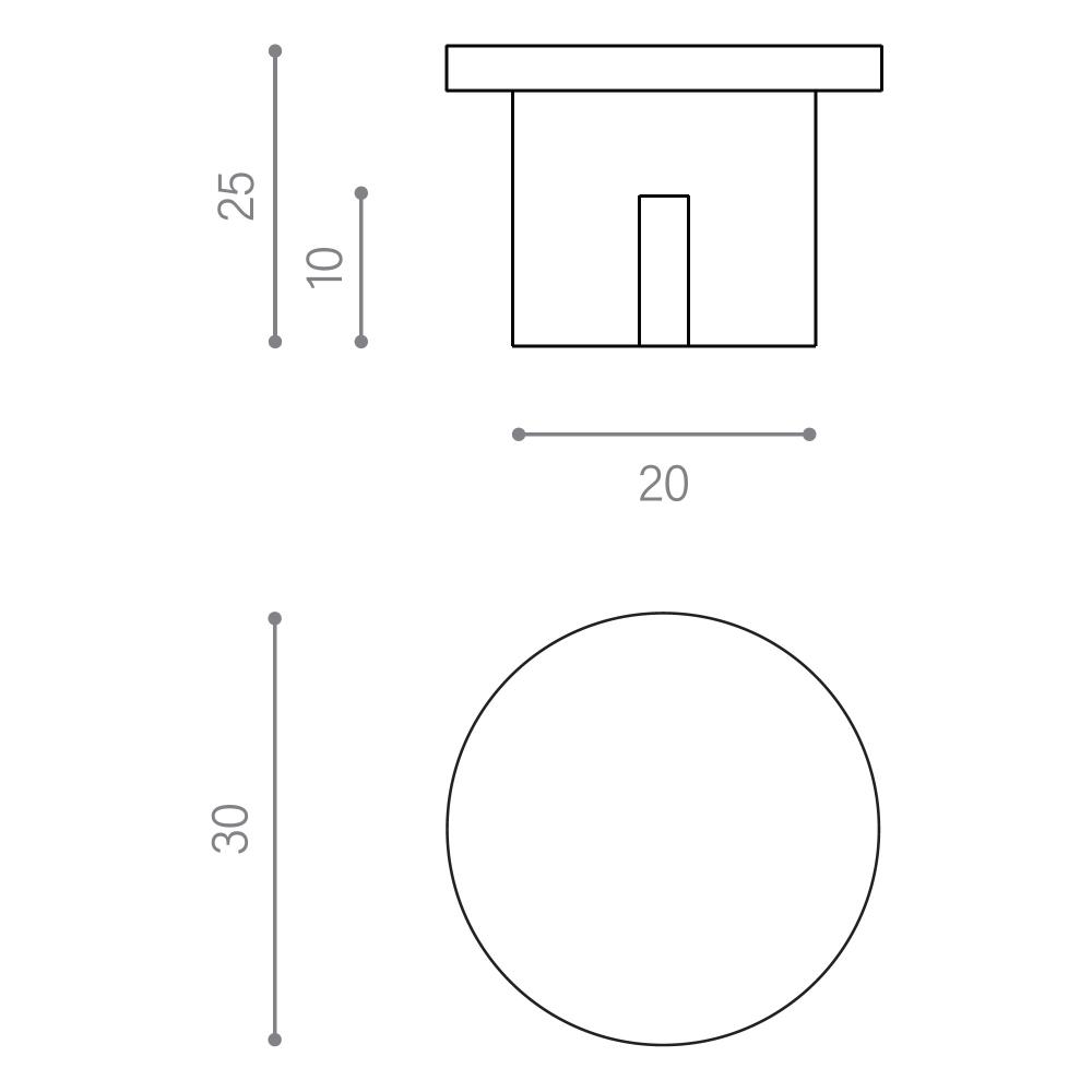 دستگیره کابینت تک پیچ بهریزان