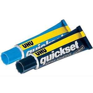 چسب دوقلوی اپوکسی اوهو مدل quickset سایز 30 میلی لیتر