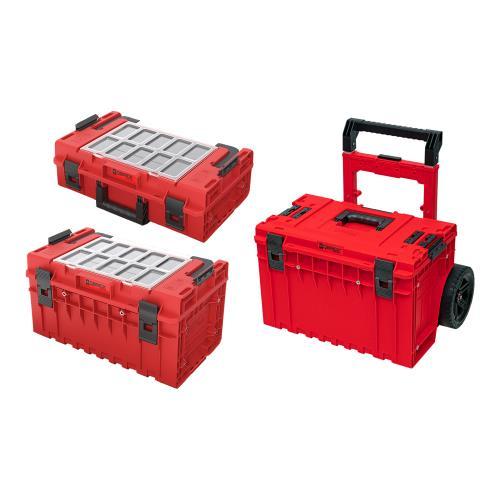 مجموعه 3 عددی جعبه ابزار کیوبریک مدل ONE Expert RED سایز 105 لیتر