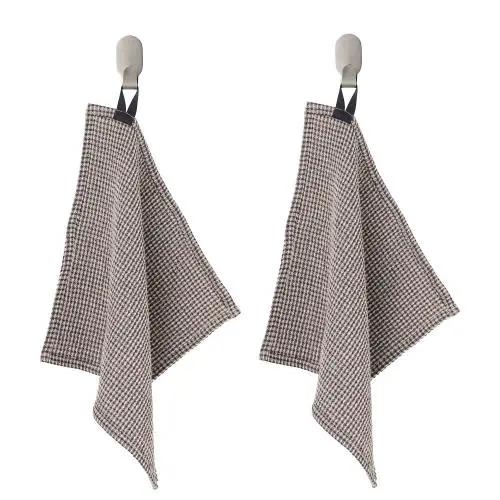 دستمال آشپزخانه ایکیا بسته 2 عددی مدل MARIATHERES سایز 30×30 سانتی متر